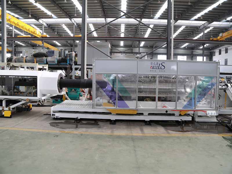 HDPE/PP卧式双壁波纹管生产线 HDPE/PP卧式双壁波纹管生产线