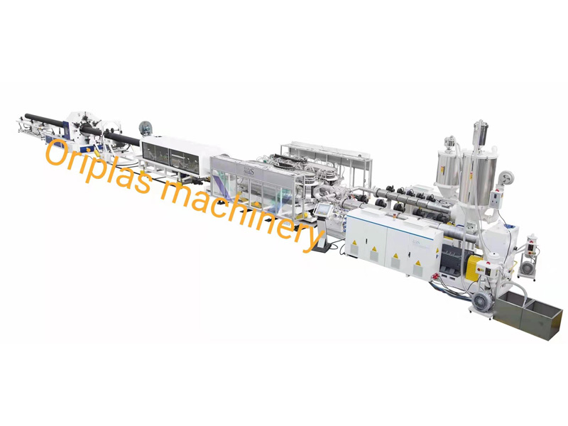 HDPE/PP卧式双壁波纹管生产线 HDPE/PP卧式双壁波纹管生产线