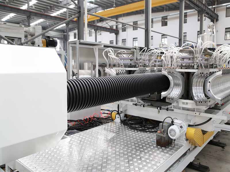 HDPE/PP卧式双壁波纹管生产线 HDPE/PP卧式双壁波纹管生产线