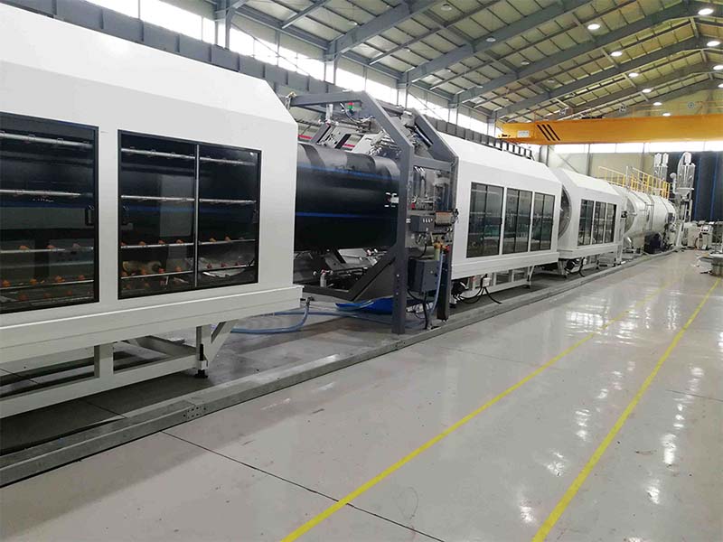 HDPE实壁管生产线 HDPE实壁管生产线