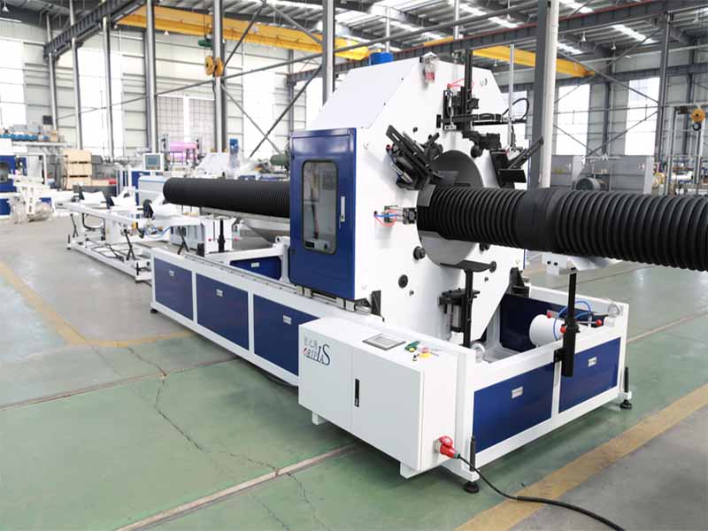 HDPE/PP卧式双壁波纹管生产线 HDPE/PP卧式双壁波纹管生产线