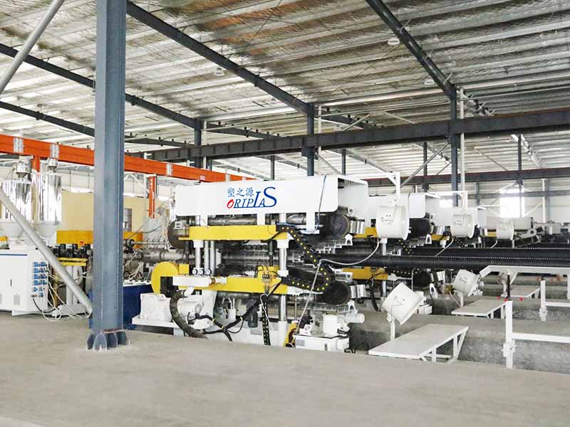 HDPE PP立式双壁波纹管生产线 HDPE PP立式双壁波纹管生产线