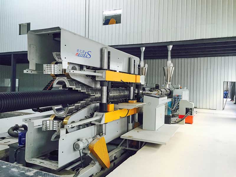 HDPE PP立式双壁波纹管生产线 HDPE PP立式双壁波纹管生产线